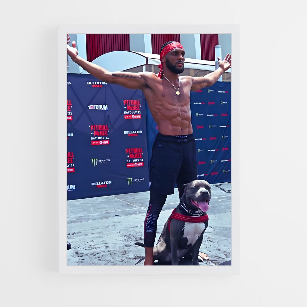 Poster mckee figé – affiche MMA (vue 3)